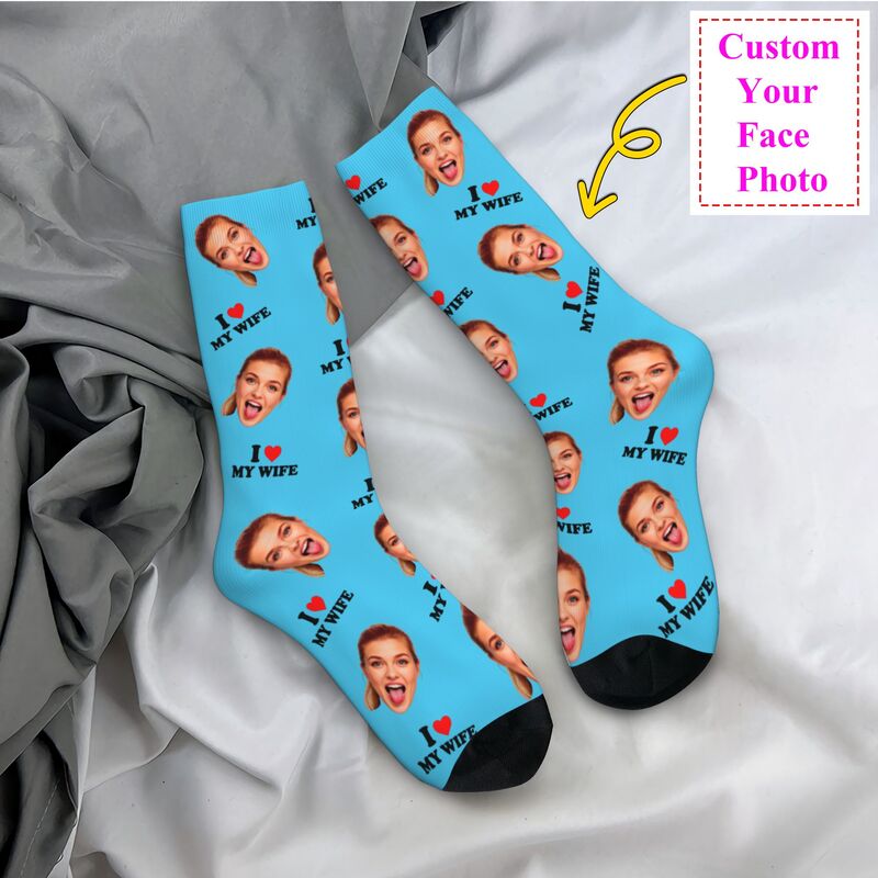 Amo mia moglie Foto personaliz - Dress Sock Men recensione e prezzo